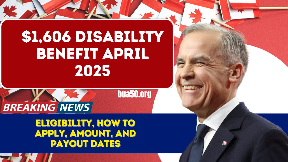$1,606 Disability Benefit April 2025- Eligibility, How to Apply, Amount, and Payout Dates Explained