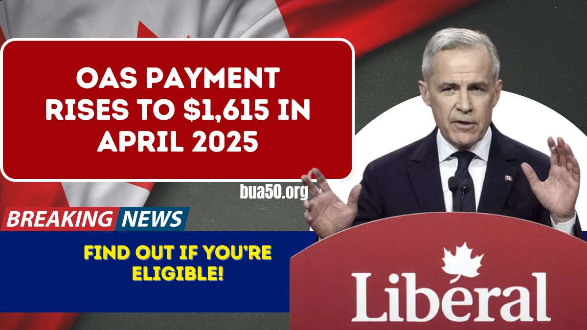 OAS Payment Rises to $1,615 in April 2025 – Find Out If You’re Eligible!
